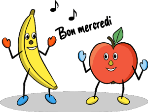 Gif animé Bon mercredi fruits